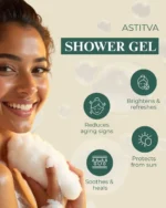 Astitva Natural Shower Gel - Jasmine & Lime - Image 2