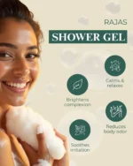 Rajas Natural Shower Gel - Tea Tree & Cedarwood - Image 2
