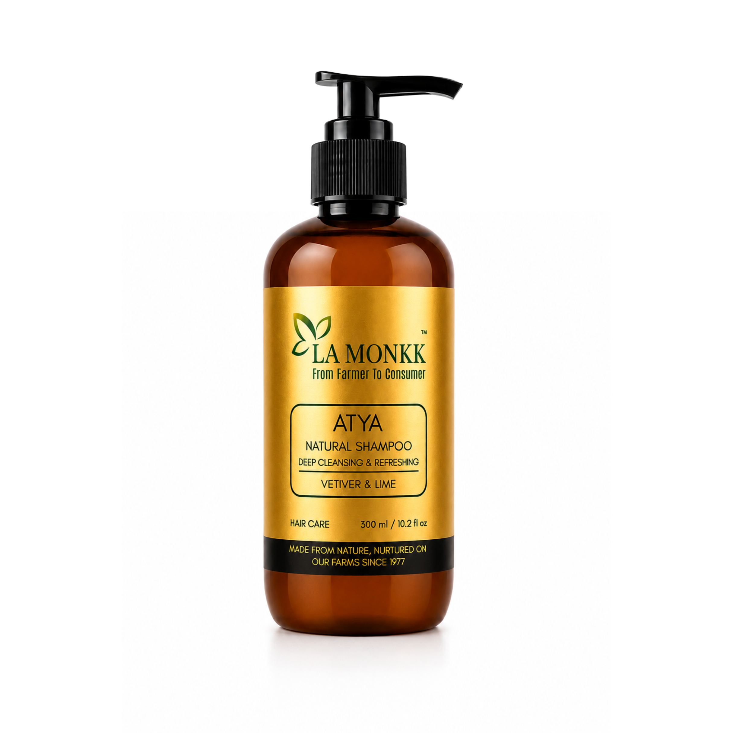 ATYA-Natural-Shampoo-300ml Atya Natural Shampoo - Vetiver & Lime - Image 1