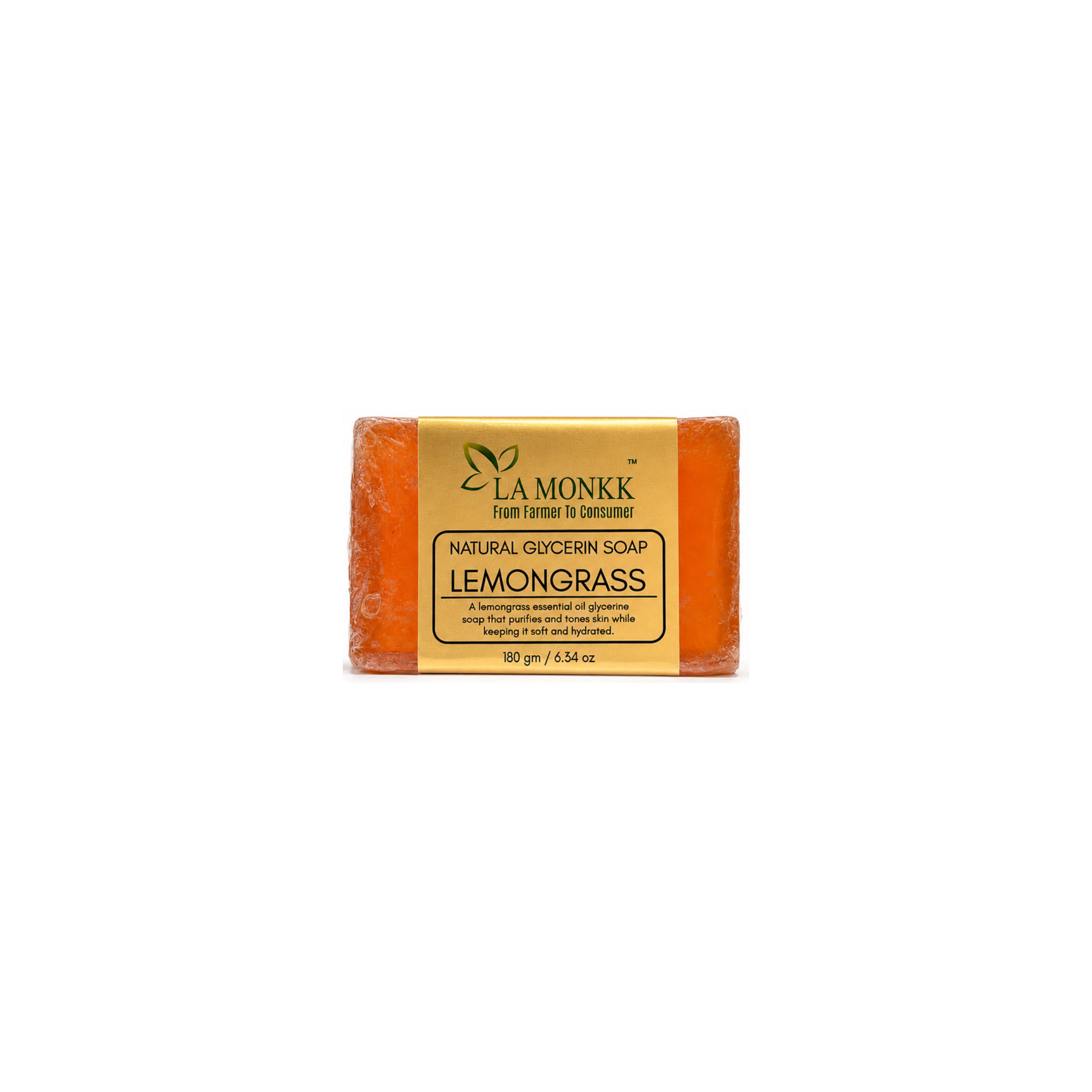 lemongrass-glycerine-soap-_180gm Lemongrass Glycerin Soap - Image 1