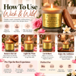 Wick & Wild Scented Candle - Image 3